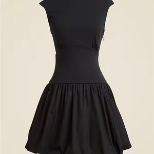 J. Crew Bubble-hem mixy dress NWOT